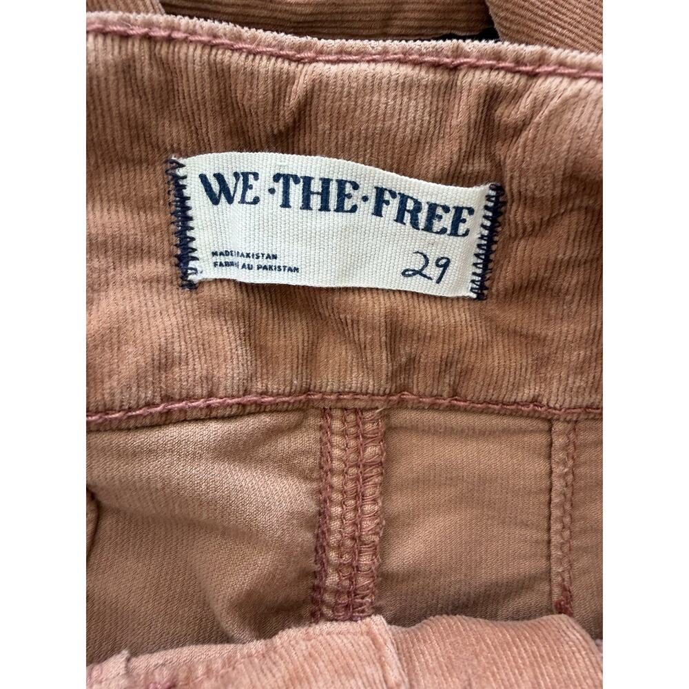 Free People We The Free Corduroy Pants 29 Brown High Rise Flare Boho 70s Y2K - Picture 3 of 9